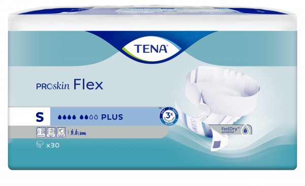 TENA Flex Plus Small - Inkontinenzhose mit Hüftbund. Essity Germany GmbH.