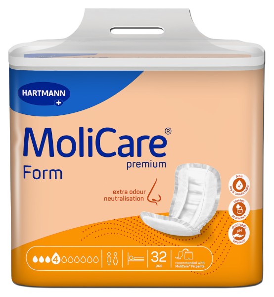 MoliCare® Premium Form normal plus 4 Tropfen - Inkontinenzvorlagen von Paul Hartmann.