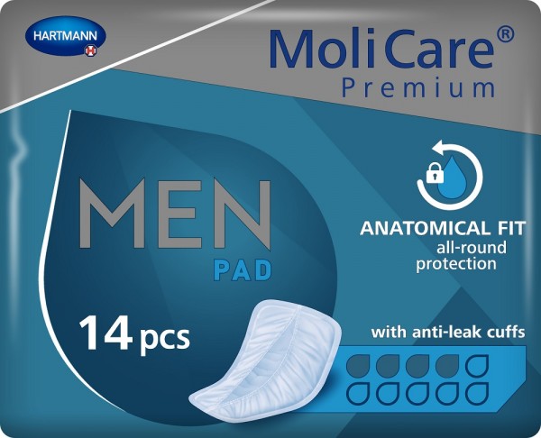 MoliCare Premium MEN PAD - 4 Tropfen - Inkontinenzeinlagen
