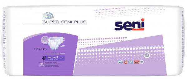Super Seni Plus Small - Inkontinenzhose bei mittlerer bis schwerer Harn- und Stuhlinkontinenz.