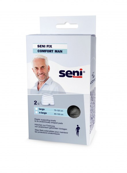 Seni Fix Comfort Man black Large - Fixierhosen & Netzhosen bei Inkontinenzeinlagen.