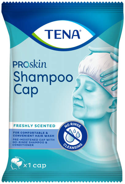 TENA ProSkin Shampoo Cap Einweg-Waschhaube - Essity Germany GmbH.