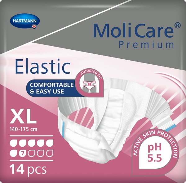 MoliCare Premium Elastic X-Large 7 Tropfen - Windelhosen & Stuhlinkontinenz.