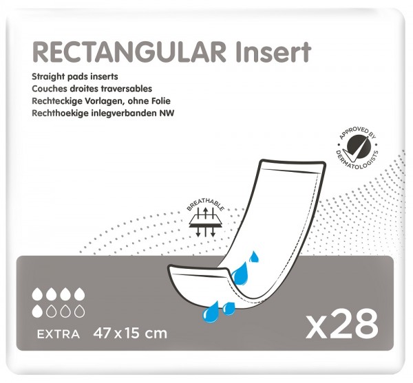iD Rectangular Insert Extra with Strip - (47X15 cm)