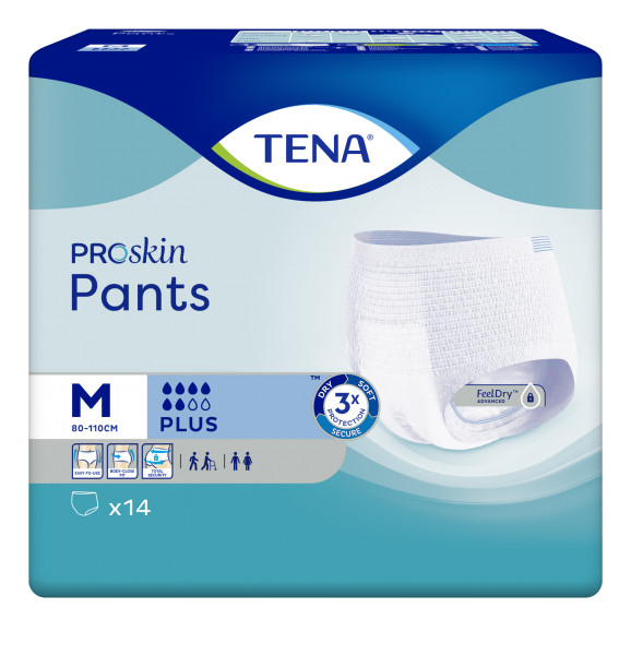 TENA Pants Plus - Gr. Medium - Inkontinenzhosen und Einweghöschen.