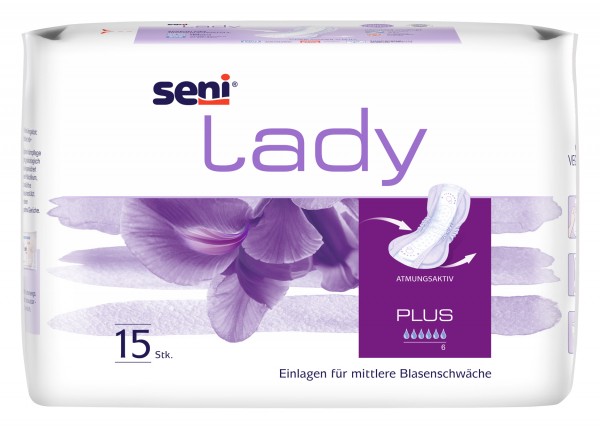 Seni Lady Plus - Inkontinenzeinlagen bei Blasenschwäche.