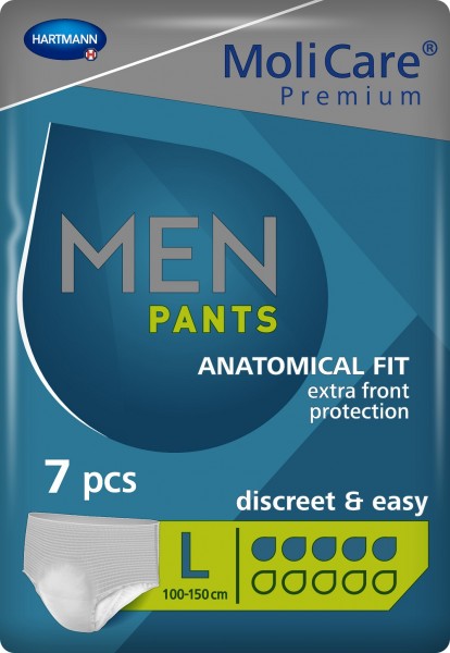 MoliCare Premium MEN PANTS - 5 Tropfen - Large - Inkontinenz beim Mann.