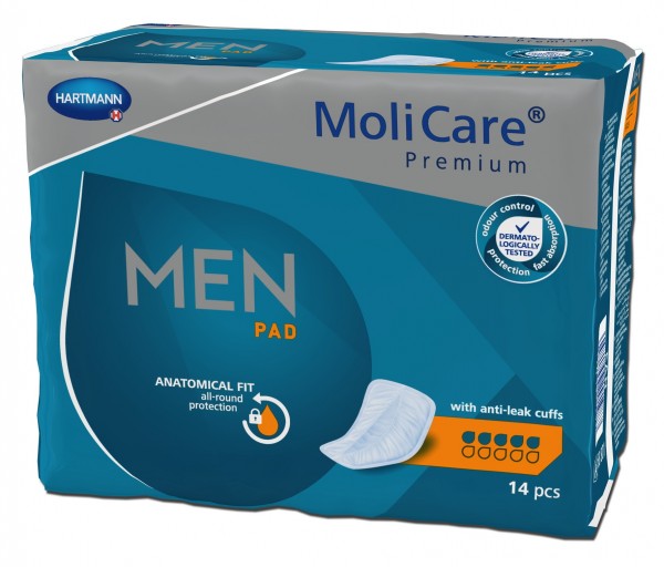 MoliCare Premium MEN PAD - 5 Tropfen - Speziell für Männer entwickelte Einlage.