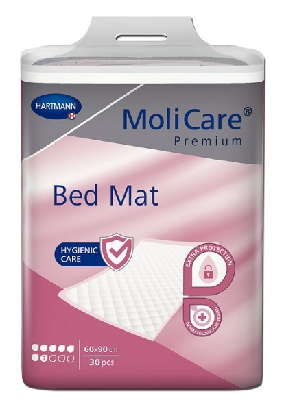MoliCare® Premium Bed Mat 7 Tropfen - 60x90 cm - Krankenunterlagen und Inkontinenzunterlagen.