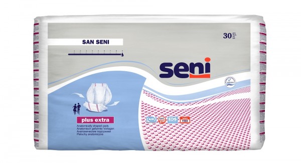 San Seni Plus Extra - Inkontinenzvorlagen bei Inkontinenz und Blasenschwäche.