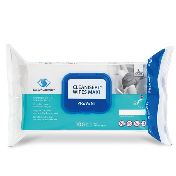 CLEANISEPT® WIPES MAXI - Schnelldesinfektion.