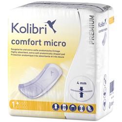 Kolibri Comfort Premium - Micro - Inkontinenzeinlagen bei Blasenschwäche.