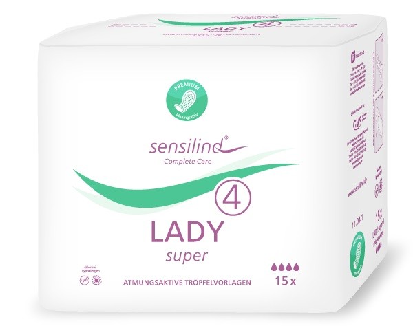 Sensilind Lady Super 4 - Inkontinenzeinlagen bei Blasenschwäche.