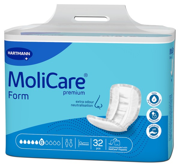 MoliCare® Premium Form extra plus 6 Tropfen - Inkontinenzvorlagen von Paul Hartmann.