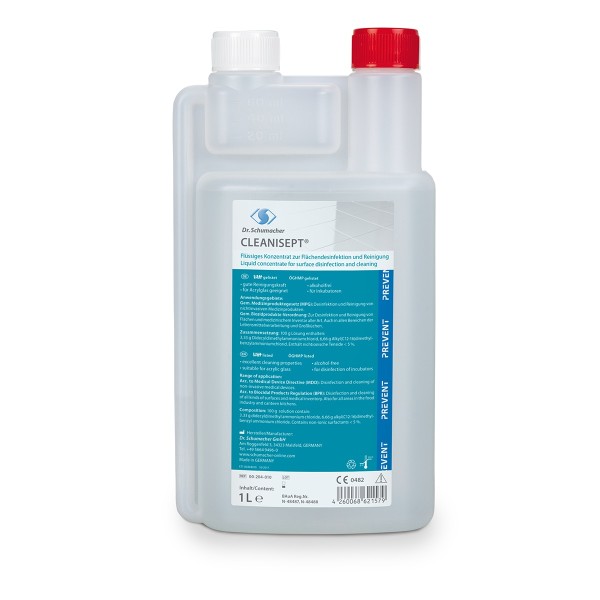 CLEANISEPT® - Flächendesinfektion - 1 Liter.