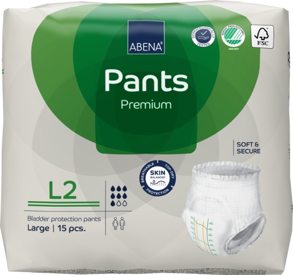Abena Pants L2, Premium - Inkontinenzhosen bei Blasenschwäche und Harndrang.