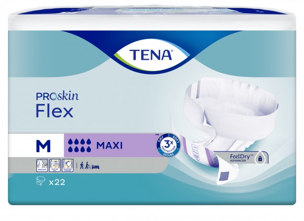 TENA Flex Maxi Medium - bei mittlerer bis schwerer Blasenschwäche. Essity Germany GmbH.