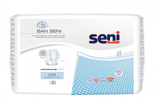 San Seni Uni - Inkontinenzvorlagen bei Inkontinenz und Blasenschwäche.