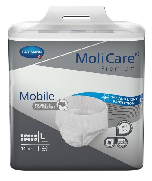 MoliCare® Premium Mobile 10 Tropfen - Large - Inkontinenzhosen & Inkontinenzslips.