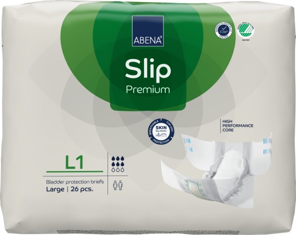 Abena Slip Premium - Gr. L1 (Large) - Inkontinenzhosen und Inkontinezslips bei Harninkontinenz. 
