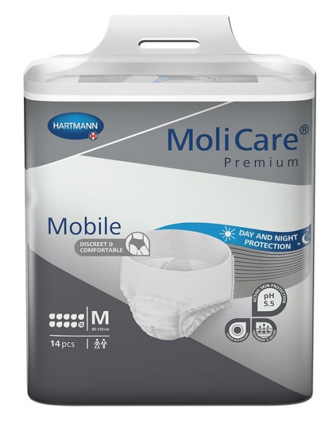 MoliCare® Premium Mobile 10 Tropfen - Medium - bei Blasenschwäche Windelhosen.