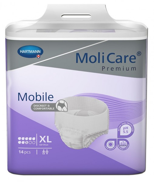 MoliCare® Premium Mobile 8 Tropfen - X-Large - Windelhosen von Paul Hartmann AG.