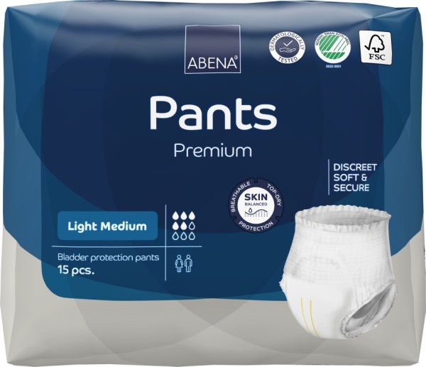 Abena Pants Light Medium - Windelhosen und Inkontinenzhosen für Erwachsene.