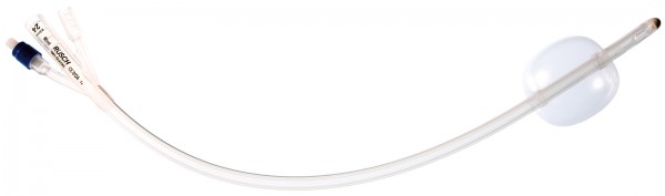 Teleflex 3-Wege Ballonkatheter - 42 cm, 3 Augen, zylindrisch - Blasenkatheter - Harnröhrenkatheter.
