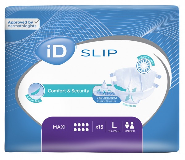 ID Expert Slip Maxi Large - Inkontinenzhosen von Ontex.