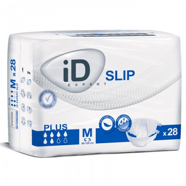 iD Expert Slip PE Plus Medium - Einweg- Wegwerfwindel.