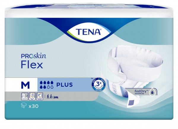 TENA Flex Plus Medium - Hüftbundslip bei mittlerem Harn- und Stuhlinkontinenz.