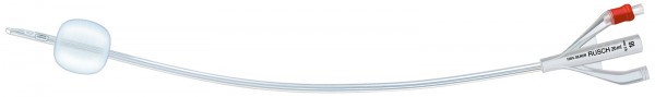 Teleflex ProfilCath Rüsch Brillant Ballonkatheter - 41 cm, 2 Augen - Blasenkatheter - Harnröhrenkatheter.