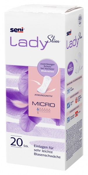 Seni Lady Slim Micro - Inkontinenzeinlagen bei Blasenschwäche.