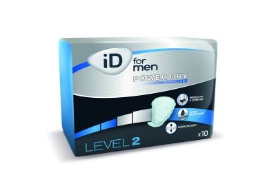 iD for Men Level 2 - Ontex Inkontinenz-Einlagen für Männer.