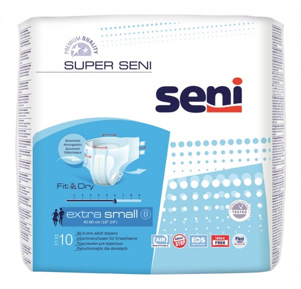 SUPER SENI XS - Inkontinenzhose bei mittlerer bis schwerer Harn- und Stuhlinkontinenz.