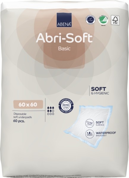 Abena Abri-Soft Basic 60 x 60 cm - Bettschutzunterlagen und Matratzenschutz.