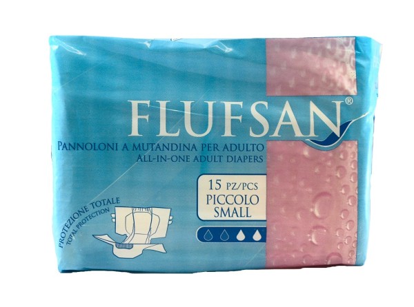 Flufsan Hygiene-Slips - Gr. Small - WILOGIS Windelhosen und Inkontinenzhosen für Erwachsene
